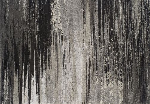 Pollock rug in color gray.